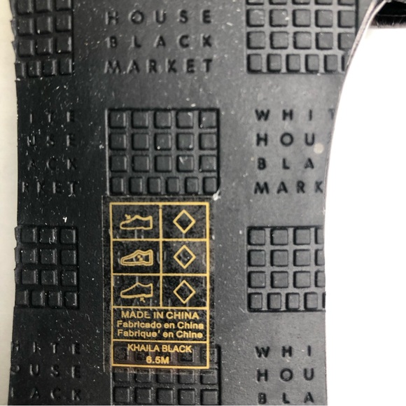 White House Black Market (WHBM) Rhinestone Slid Sandal - Picture 8 of 8